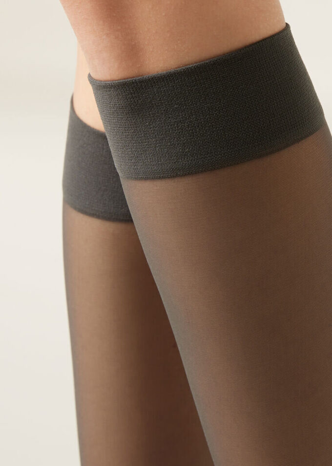 20 Denier Comfort Cuff Knee-Highs