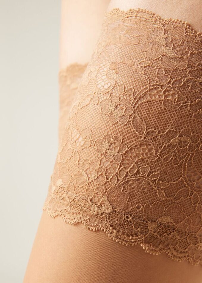 20 Denier Opaque Thigh-Highs