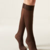 30 Denier Semi Opaque Microfiber Knee-Highs