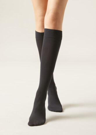 60 Denier Microfiber Knee-Highs