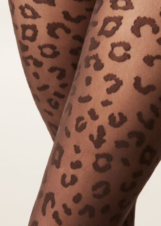 Animal Pattern 30 Denier Sheer Tights