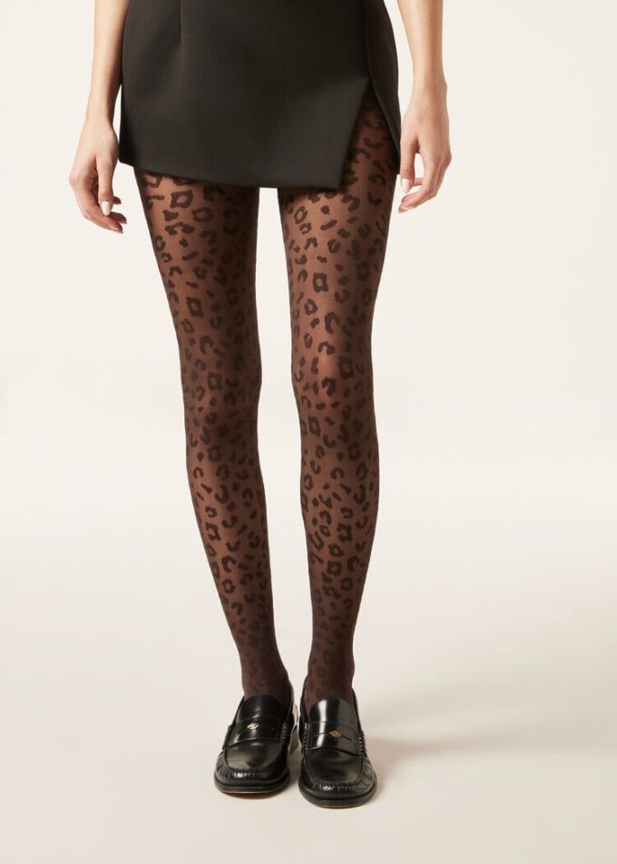 Animal Pattern 30 Denier Sheer Tights