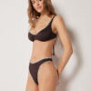 Balconette Swimsuit Top Bicolor Embroidery