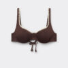 Balconette Swimsuit Top Bicolor Embroidery