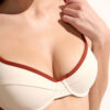 Balconette Swimsuit Top Bicolor Piping