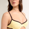 Balconette Swimsuit Top Bicolor Piping