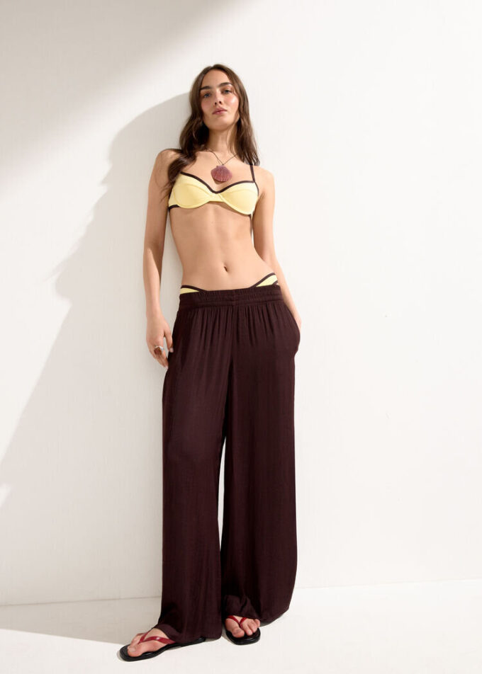 Balconette Swimsuit Top Bicolor Piping