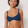 Balconette Swimsuit Top Crinkle Waves