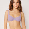 Balconette Swimsuit Top Crinkle Waves