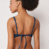 Balconette Swimsuit Top Crinkle Waves