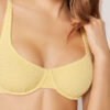 Balconette Swimsuit Top Crinkle Waves