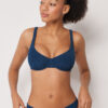 Balconette Swimsuit Top Crinkle Waves