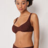 Balconette Swimsuit Top Crinkle Waves