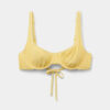 Balconette Swimsuit Top Crinkle Waves