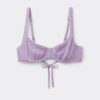Balconette Swimsuit Top Crinkle Waves