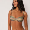 Balconette Swimsuit Top Elegant Ethnic