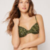 Balconette Swimsuit Top Natural Tie-Dye