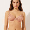Balconette Swimsuit Top Shiny Satin Balconette Swimsuit Top Shiny Satin