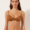 Balconette Swimsuit Top Shiny Satin Balconette Swimsuit Top Shiny Satin