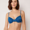 Balconette Swimsuit Top Shiny Satin Balconette Swimsuit Top Shiny Satin