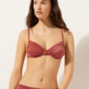 Balconette Swimsuit Top Shiny Satin Balconette Swimsuit Top Shiny Satin