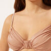 Balconette Swimsuit Top Shiny Satin Balconette Swimsuit Top Shiny Satin