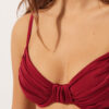 Balconette Swimsuit Top Shiny Satin Balconette Swimsuit Top Shiny Satin