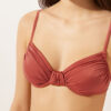 Balconette Swimsuit Top Shiny Satin Balconette Swimsuit Top Shiny Satin