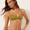 Balconette Swimsuit Top Shiny Satin Balconette Swimsuit Top Shiny Satin