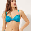 Balconette Swimsuit Top Shiny Satin Balconette Swimsuit Top Shiny Satin