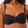 Bandeau Bikini Top Dark Animalier