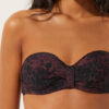 Bandeau Bikini Top Dark Animalier