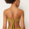 Bandeau Bikini Top Shiny Satin