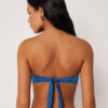 Bandeau Bikini Top Shiny Satin
