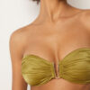 Bandeau Bikini Top Shiny Satin