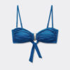 Bandeau Bikini Top Shiny Satin