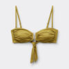 Bandeau Bikini Top Shiny Satin