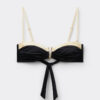 Bandeau Swimsuit Top Elegant Bicolor