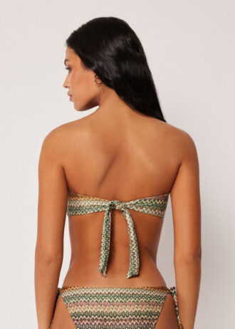 Bandeau Swimsuit Top Elegant Ethnic