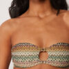 Bandeau Swimsuit Top Elegant Ethnic