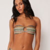 Bandeau Swimsuit Top Elegant Ethnic