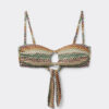 Bandeau Swimsuit Top Elegant Ethnic