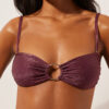 Bandeau Swimsuit Top Golden Glow