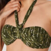 Bandeau Swimsuit Top Natural Tie-Dye