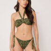 Bandeau Swimsuit Top Natural Tie-Dye