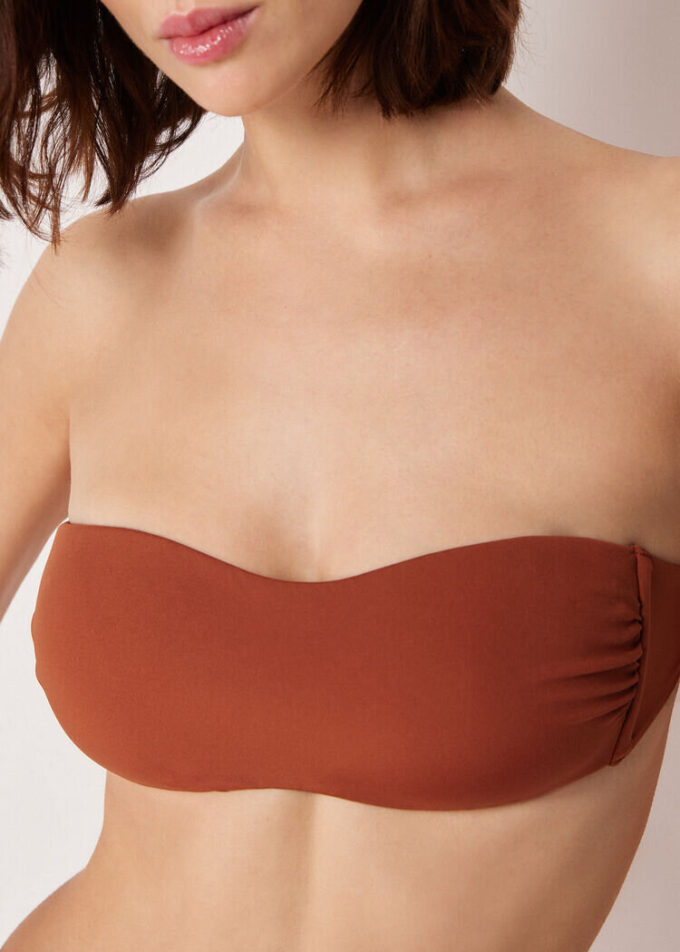 Bandeau Swimsuit Top Premium Fit
