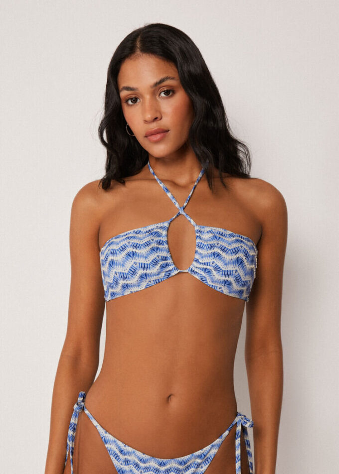 Bandeau Swimsuit Top Water Reflection Bandeau Swimsuit Top Water Reflection