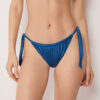 Bikini Briefs with Side Ties Shiny Satin