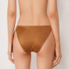 Bikini Briefs with Side Ties Shiny Satin