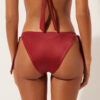 Bikini Briefs with Side Ties Shiny Satin